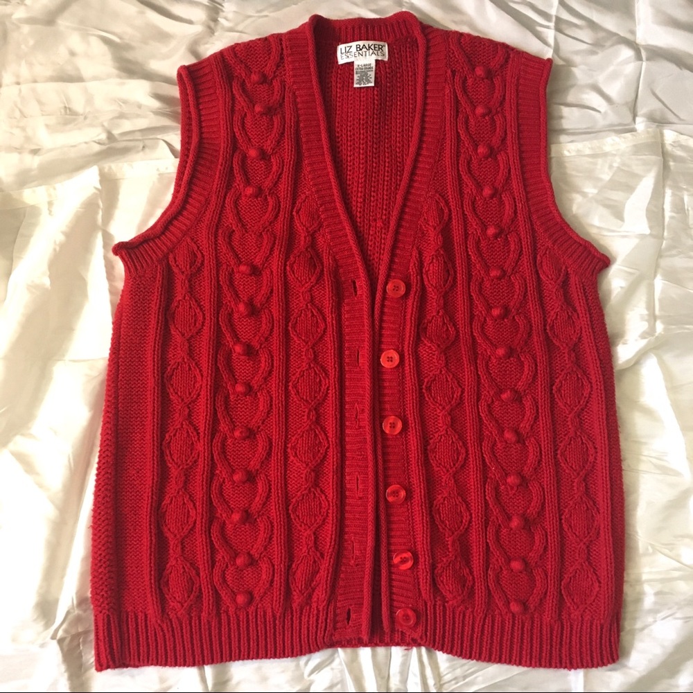Liz baker sweater vest